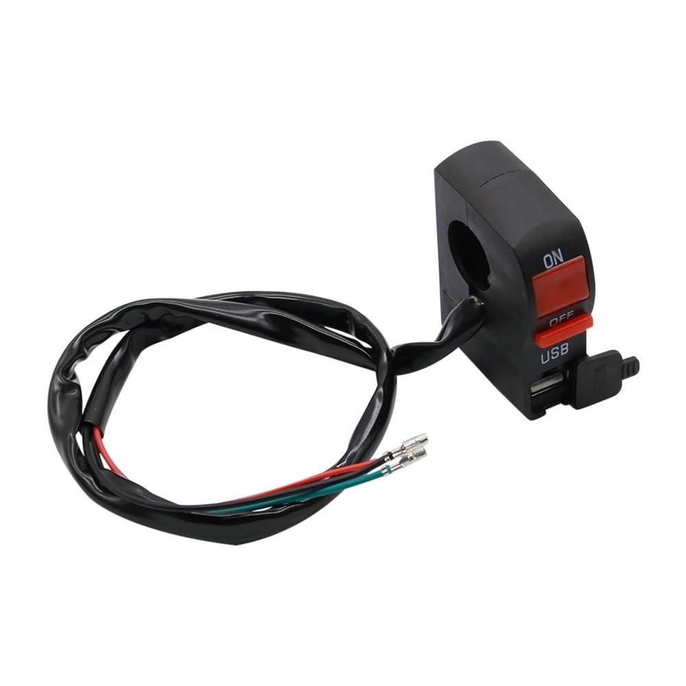 Motorrad Lenkerschalter Universal Motorrad Lenker Schalter 7/8 "22MM Motorrad AUF Off Start-Taste Mit Ladegerät Motorrad Lenkerschalter Universal Motorrad Lenker Schalter 7/8 "22MM Motorrad AUF Off Start-Taste Mit Ladegerät von ESyem