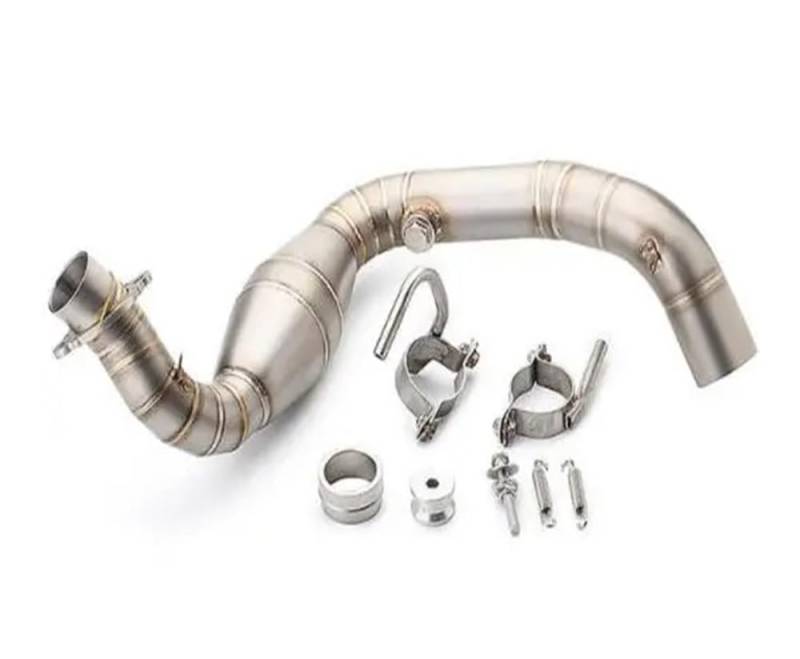 Motorrad Schalldämpfer Auspuff Rohr Auspuff Für G310R G310GS 2017-2021 Mid Link Rohr Motorrad Auspuffrohr Auspuffrohr Schalldämpfer Schalldämpfer Auspuff von ESyem