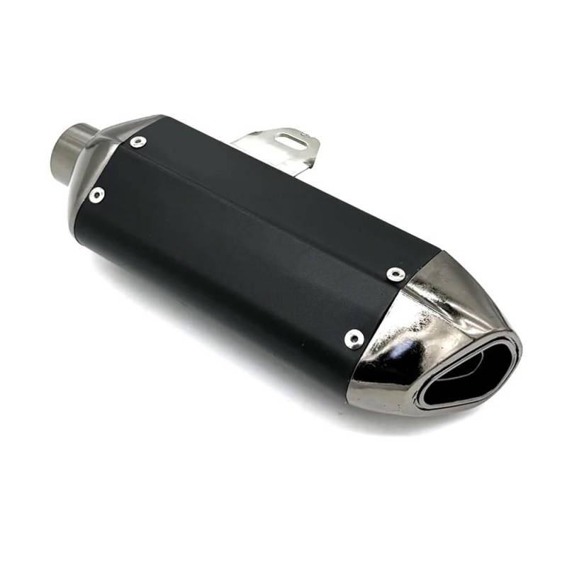 Motorrad Schalldämpfer Auspuff Rohr Auspuffrohr Für Motorrad-Schalldämpfer Universal Für 125 Cc 150 Cc Motorrad 28 Mm Auspuffrohr Schalldämpfer Auspuff von ESyem