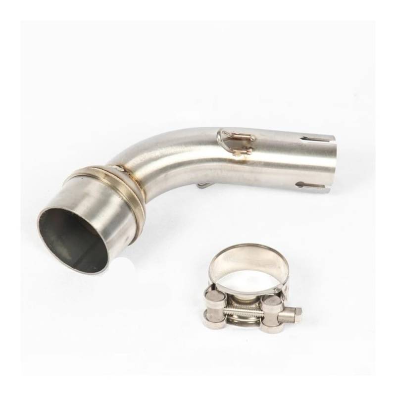 Motorrad Schalldämpfer Auspuff Rohr Für YZF R25 R3 MT-03 MT03 Motorrad Auspuff 51mm Anschluss Schalldämpfer Mittleren Link Rohr Schwanz Auspuff Schalldämpfer von ESyem