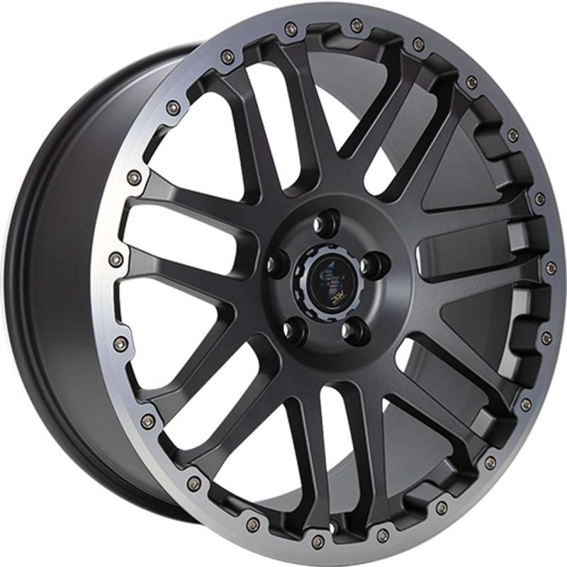 ETABETA COMBAT CV anthracite matt lip + cap polished 8.0Jx18 5x120 ET45 von ETABETA