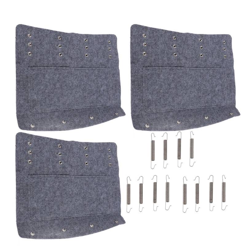 ETAINGYEUN 3pcs RV -Stufe Abdeckungen Verschleißsicherer RV -Treppe Teppiche komfortable Wandererfahrung für RV Radius Stufen Grau von ETAINGYEUN