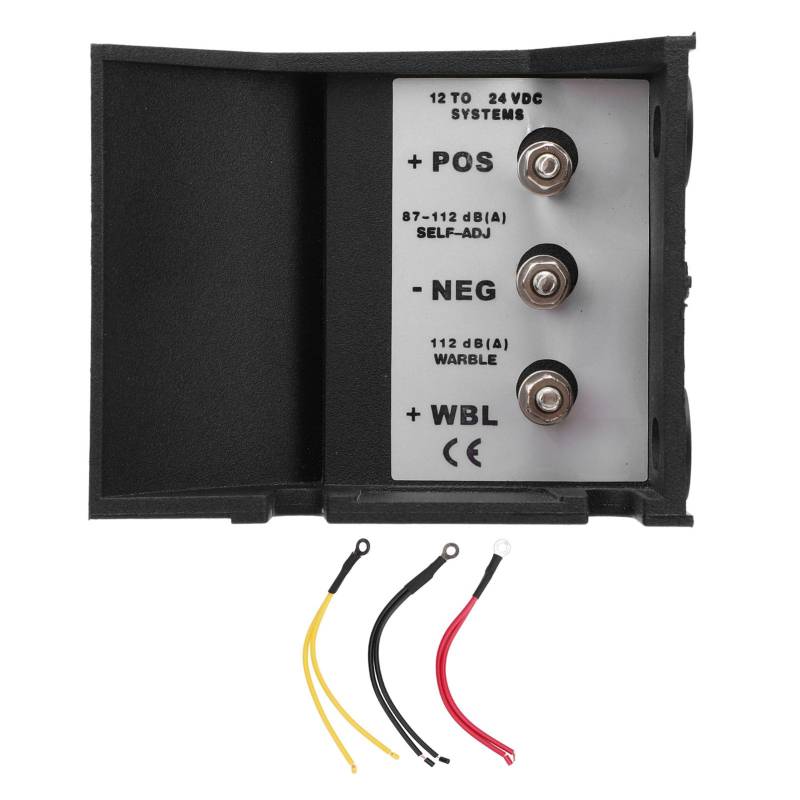ETAINGYEUN Auto Reverse Horn 112 dB Wasserverstellbarer Summer Alarm für LKW -Bagger DC12V bis 48 V. (YC-315B2) von ETAINGYEUN