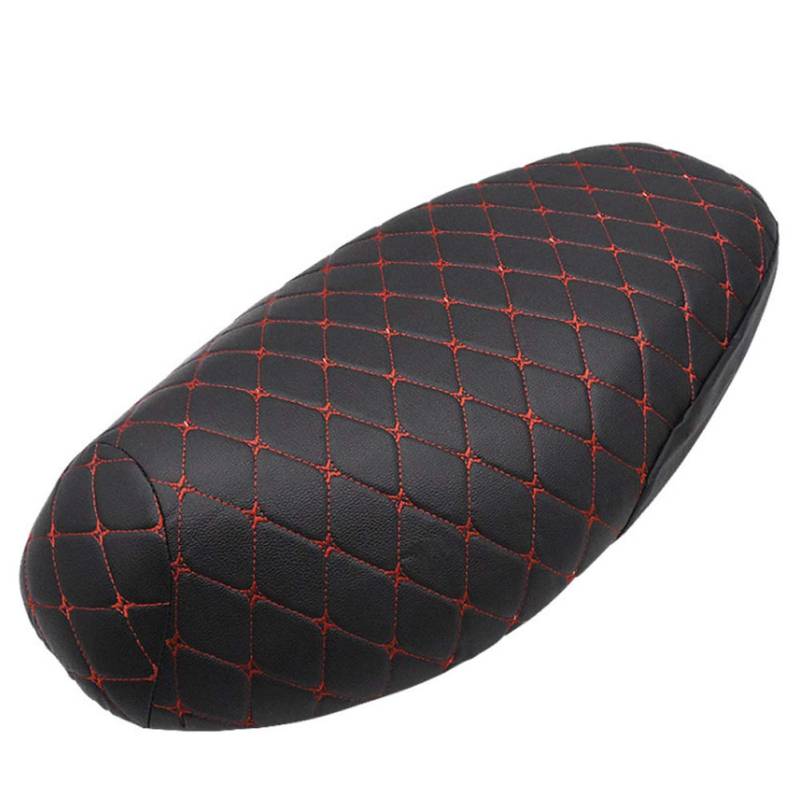 ETAINGYEUN Kunstleder-Sitzbezug für Motorräder, sonnenbeständig, für alle Jahreszeiten, M, L, XL, wasserabweisend, atmungsaktiv, hitzebeständig (M) von ETAINGYEUN