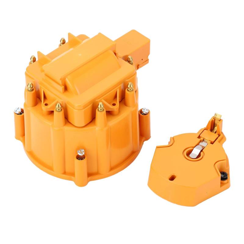 HEI -Distributorkappe und Rotor -Kit Hohe Kompatibilität für V8 -Motoren Einfache Installation Red Cap 13 Teile (Orange) von ETAINGYEUN