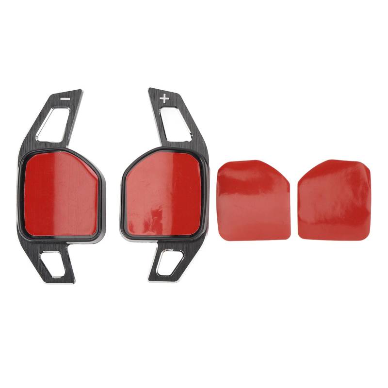 Schwarze Paddelschieber -Erweiterungen Aluminiumlegierung Lenkradpaddelschaltverlängerungen für A1 TTS RS3 S4 RS4 S5 RS5 S6 RS6 von ETAINGYEUN
