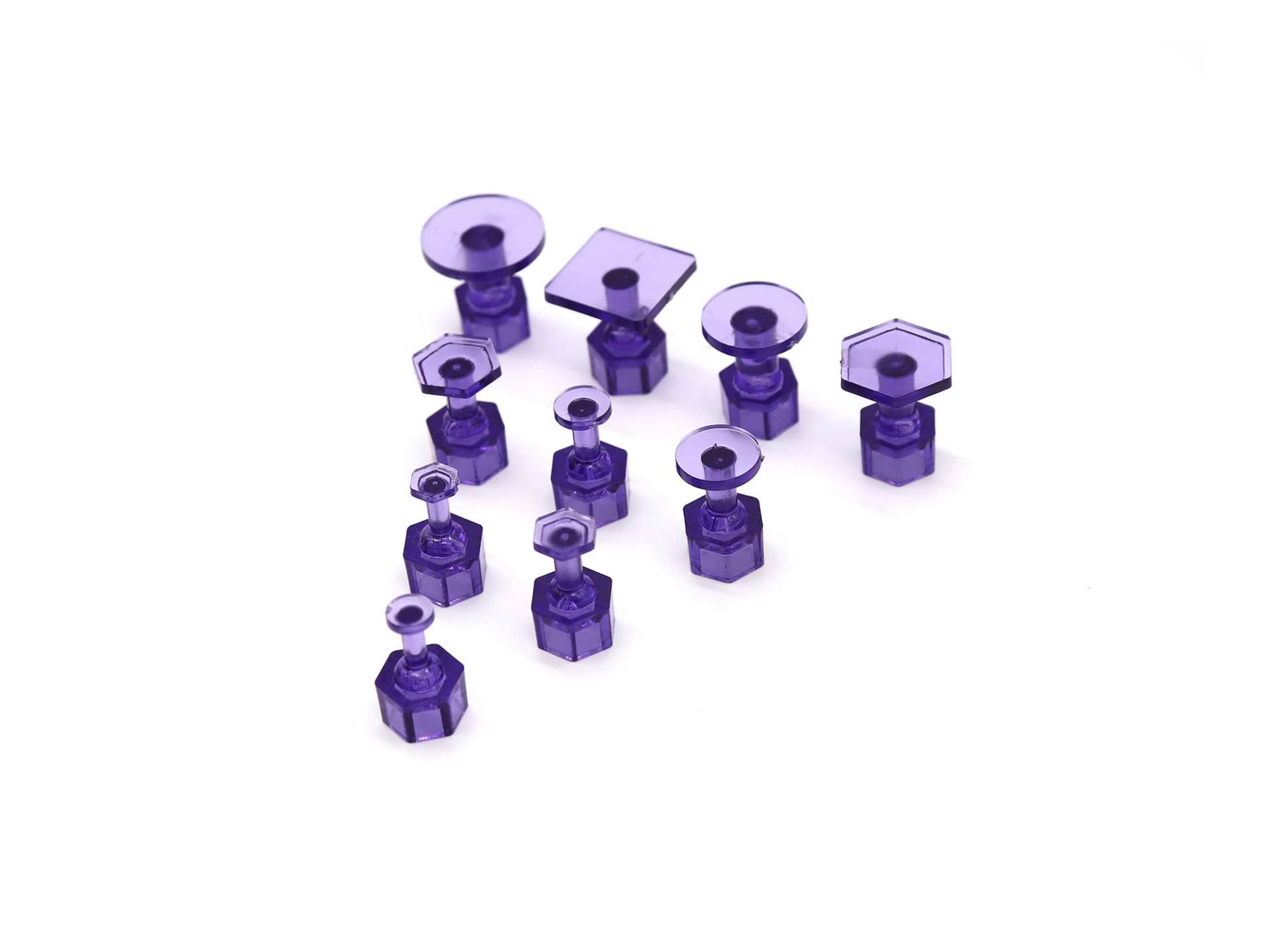 ETARI Klebeadapter Diverse lila, 10 teilig, Nr. 1, für Hageldellen, Spitzige Hageldellen, PDR…… ETARI Klebeadapter Diverse lila, 10 teilig, Nr. 1, für Hageldellen, Spitzige Hageldellen, PDR…… von ETARI