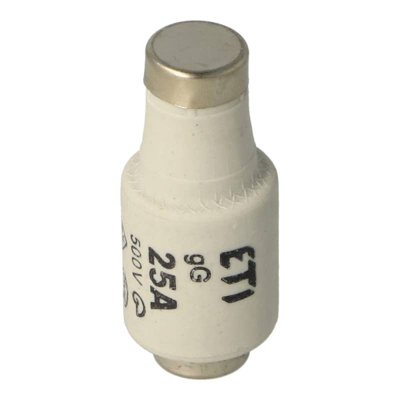 DII-25A | DII/25A/GL | 002312407 | ETI DII (E27) 25A GL BOTTLE FUSE 500V von ETI