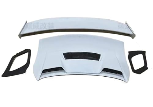Für 911 991 2012-2018 GT2 RS FRP/Carbon Faser Auto Hinten Flügel Stamm Lip Spoiler Heckklappe Boot Klappen Abdeckung(Grass green) von ETIGBG