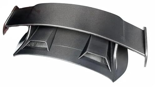 Für 911 991 2012-2018 GT2 RS FRP/Carbon Faser Auto Hinten Flügel Stamm Lip Spoiler Heckklappe Boot Klappen Abdeckung(XL125V Black) von ETIGBG