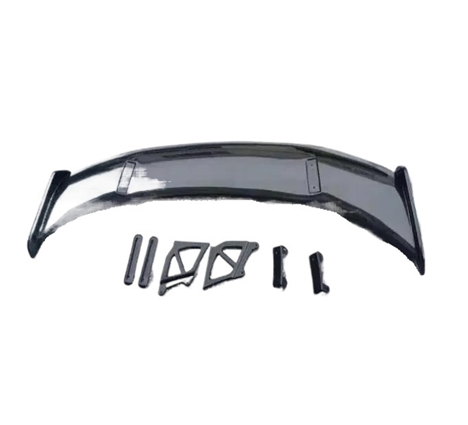 Für Cayman Boxster 718 981 987 2013-2023GT4 Carbon Faser Auto Hinten Flügel Stamm Lip Spoiler(FRP Mattschwarz) von ETIGBG