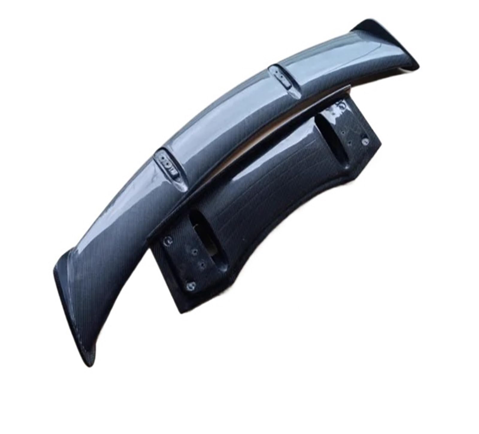 Für Jaguar F-TYPE 2013-2024 FRP/Carbon Faser Auto Hinten Flügel Stamm Lip Power-Angetrieben Elektrische Lift Spoiler SVR Körper Kit(Carbon) von ETIGBG