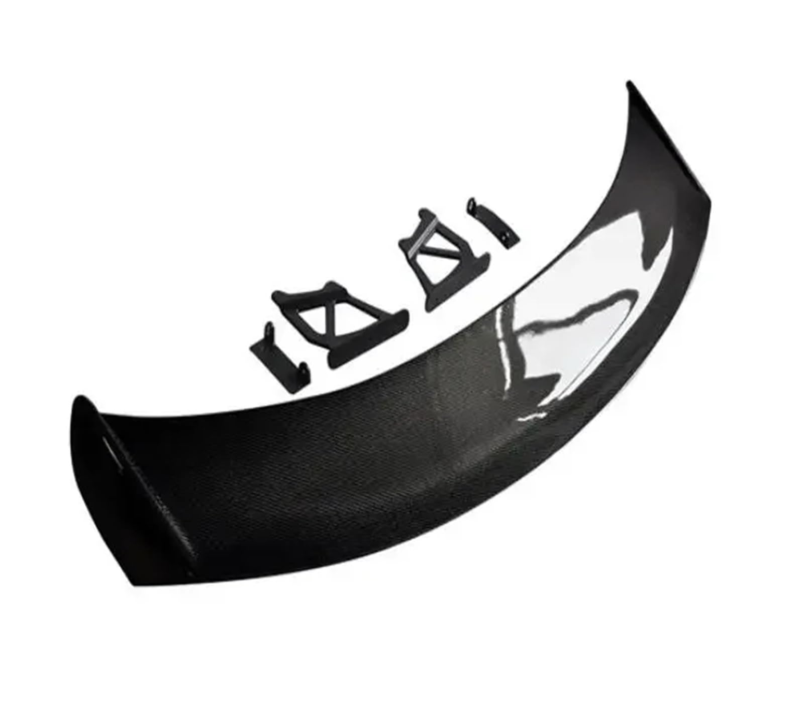 GT4 Carbon Faser Auto Heckflügel Stamm Lip Spoiler Für Cayman Boxster 718 981 987 2013-2023(FRP Mattschwarz) von ETIGBG