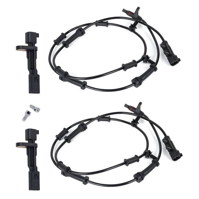Raddrehzahl Sensor Für Jeep Wrangler 2007-2017 Wrangler JK 2018 68003281AA 68003281AC 52125003AB Vorne Hinten Links Rechts ABS Rad Geschwindigkeit Sensor(2PCS Front) von ETIGBG