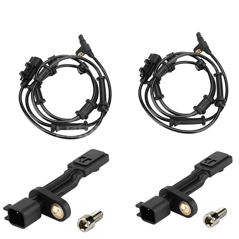 Raddrehzahl Sensor Für Jeep Wrangler JK 2007-2018 3.6L 3.8L 68003281AA 52125003AB 52125003AA Vorne Hinten Links Rechts ABS Rad Geschwindigkeit Sensor(4X ab 52125003AB) von ETIGBG