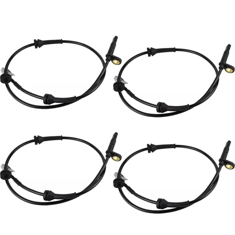 Raddrehzahl Sensor Für Nissan X-Trail Rogue Für Koleos Vorne Links Rechts ABS Rad Geschwindigkeit Sensor 47910-1DA1A 47910-JG000(4pcs) von ETIGBG