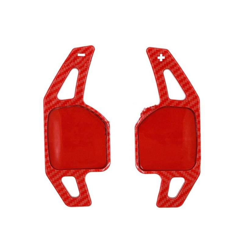 Schaltwippen Für 2012-2016 A3 A4L B8 A5 A6 A8 R8 S5 Q7 TT Für ABS Carbon Lenkrad Shift Paddles Erweiterung Shifter(Red) von ETIGBG