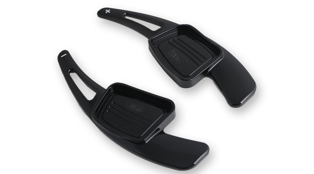 Schaltwippen Für A3 Für A4L Für A5 Für A8 Für S3 Für S5 Für SQ5 Für Q7 Für R8 Für TT Für TTS Auto Lenkrad Hinten Shift Paddel Auto Halbautomatische Kupplung(Black) von ETIGBG