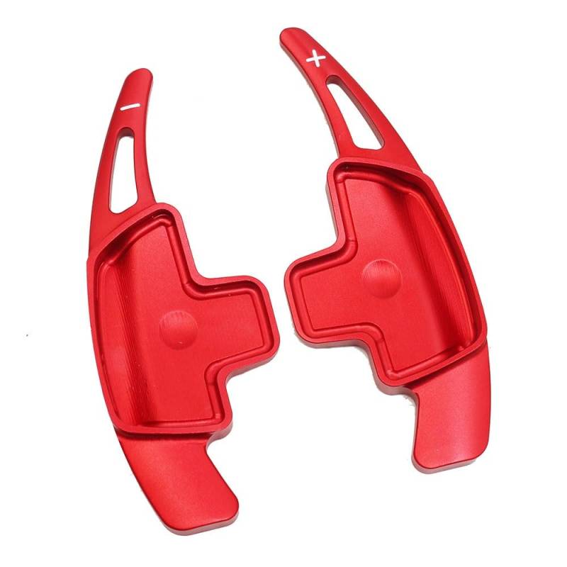 Schaltwippen Für Benz A B C E Für GLE Für AMG Klasse W176 W205 W246 C117 W218 Auto Lenkrad Schaltwippen Aluminium Schaltwippen Klinge(Style 1 Red) von ETIGBG