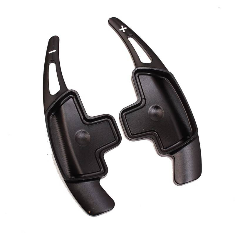 Schaltwippen Für Benz A B C E Für GLE Für AMG Klasse W176 W205 W246 C117 W218 Auto Lenkrad Schaltwippen Aluminium Schaltwippen Klinge(Style 1 black) von ETIGBG