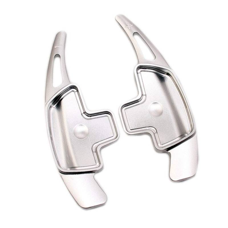 Schaltwippen Für Benz A B C E Für GLE Für AMG Klasse W176 W205 W246 C117 W218 Auto Lenkrad Schaltwippen Aluminium Schaltwippen Klinge(Style 1 silver) von ETIGBG