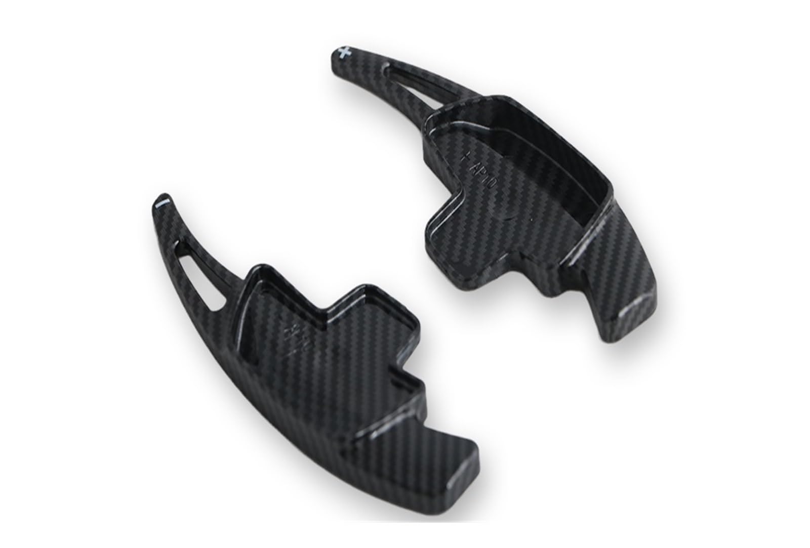 Schaltwippen Für Benz A B C Für E-Klasse Für CLA Für CLS Für GLE Für GLB Auto Lenkrad Hinterrad Schaltwippe Auto Schaltausrüstung Halbautomatische Kupplung(Fiber Black) von ETIGBG
