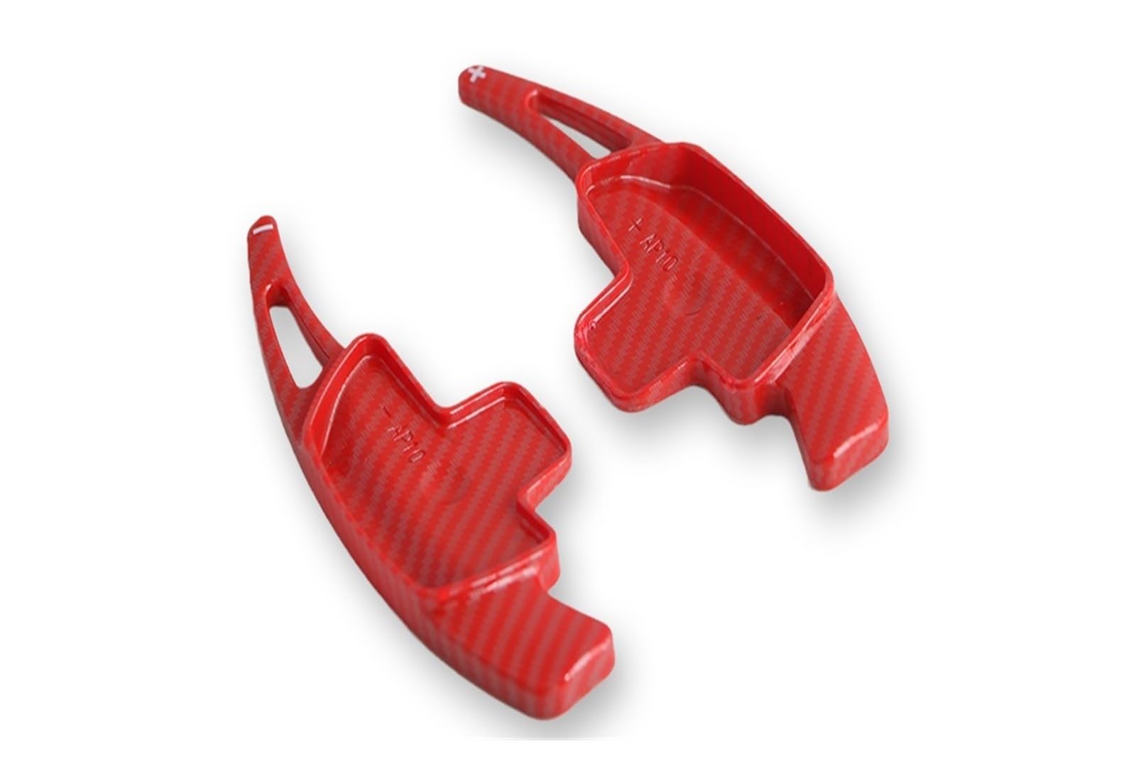 Schaltwippen Für Benz A B C Für E-Klasse Für CLA Für CLS Für GLE Für GLB Auto Lenkrad Hinterrad Schaltwippe Auto Schaltausrüstung Halbautomatische Kupplung(Fiber Red) von ETIGBG