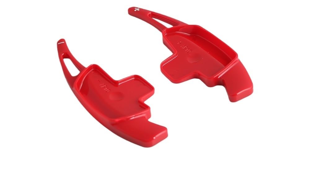 Schaltwippen Für Benz A B C Für E-Klasse Für CLA Für CLS Für GLE Für GLB Auto Lenkrad Hinterrad Schaltwippen-Schaltausrüstung Halbautomatische Kupplung(Red) von ETIGBG