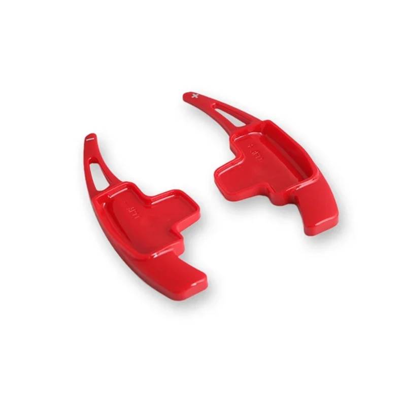 Schaltwippen Für Benz A B E M R Für GLK Für SLK Für Klasse W166 176 212 246 X166 204 Für ABS Carbon Auto Lenkrad Paddle Shifter(Red) von ETIGBG