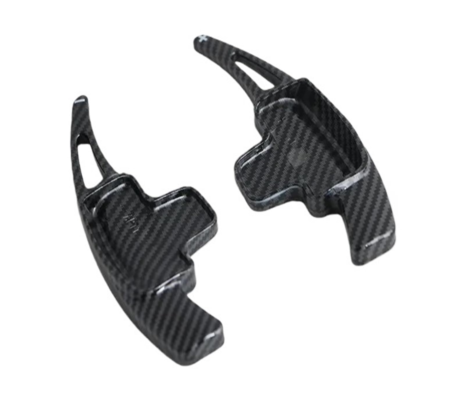 Schaltwippen Für Benz A B E R M Für Klasse Für GLK Für GL Für SLK Auto Lenkrad Hinterrad Schaltwippe Auto Schaltausrüstung Halbautomatische Kupplung Rot(Fiber Black) von ETIGBG