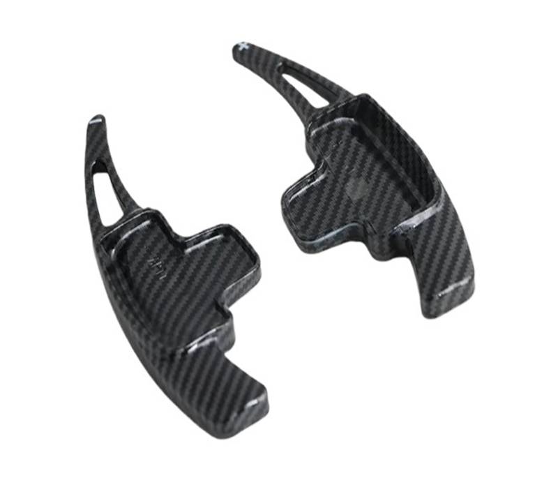 Schaltwippen Für Benz A B E R M Für Klasse Für GLK Für GL Für SLK Auto Lenkrad Hinterrad Schaltwippe Auto Schaltausrüstung Halbautomatische Kupplung Rot(Fiber Black) von ETIGBG