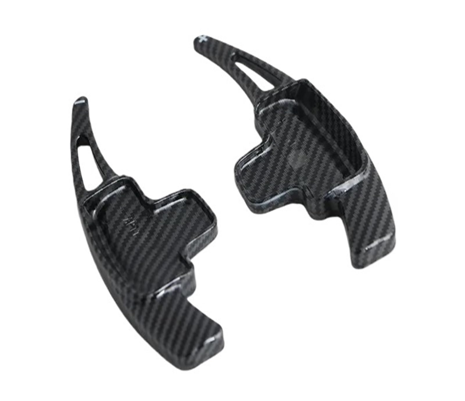 Schaltwippen Für Benz A B E R M Für Klasse Für GLK Für GL Für SLK Auto Lenkrad Hinterrad Schaltwippe Auto Schaltausrüstung Halbautomatische Kupplung Rot(Fiber Black) von ETIGBG