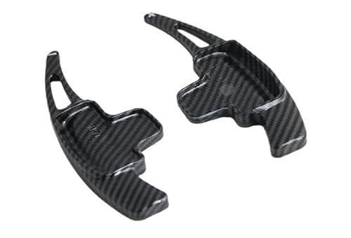 Schaltwippen Für Benz A B E R M Für Klasse Für GLK Für GL Für SLK Auto Lenkrad Hinterrad Schaltwippe Auto Schaltausrüstung Halbautomatische Kupplung Rot(Fibre Black) von ETIGBG
