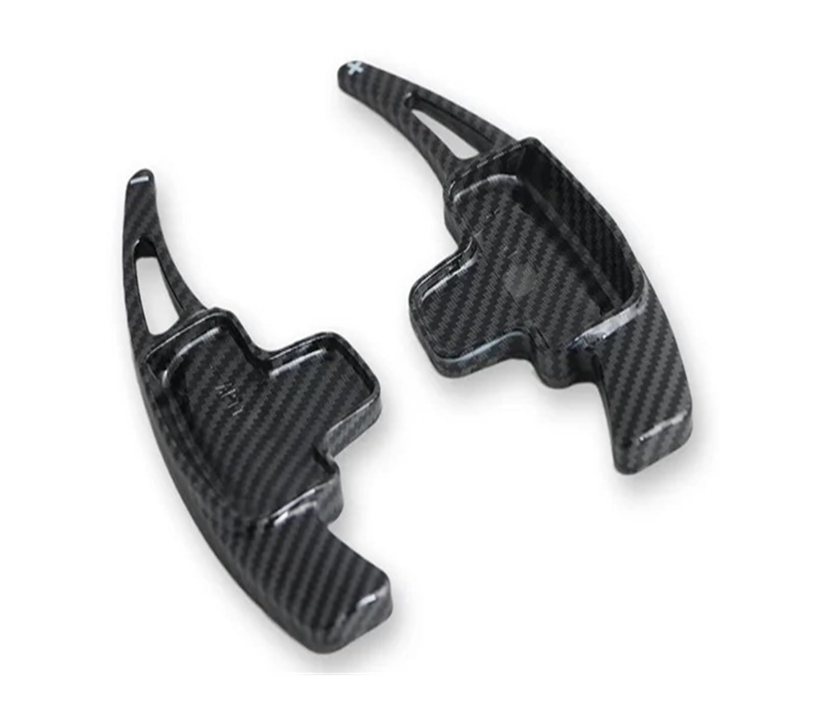 Schaltwippen Für Benz A B E R M Für Klasse Für GLK Für GL Für SLK Auto Lenkrad Hinterrad Schaltwippe Auto Schaltausrüstung Halbautomatische Kupplung Rot(Fibre Black) von ETIGBG