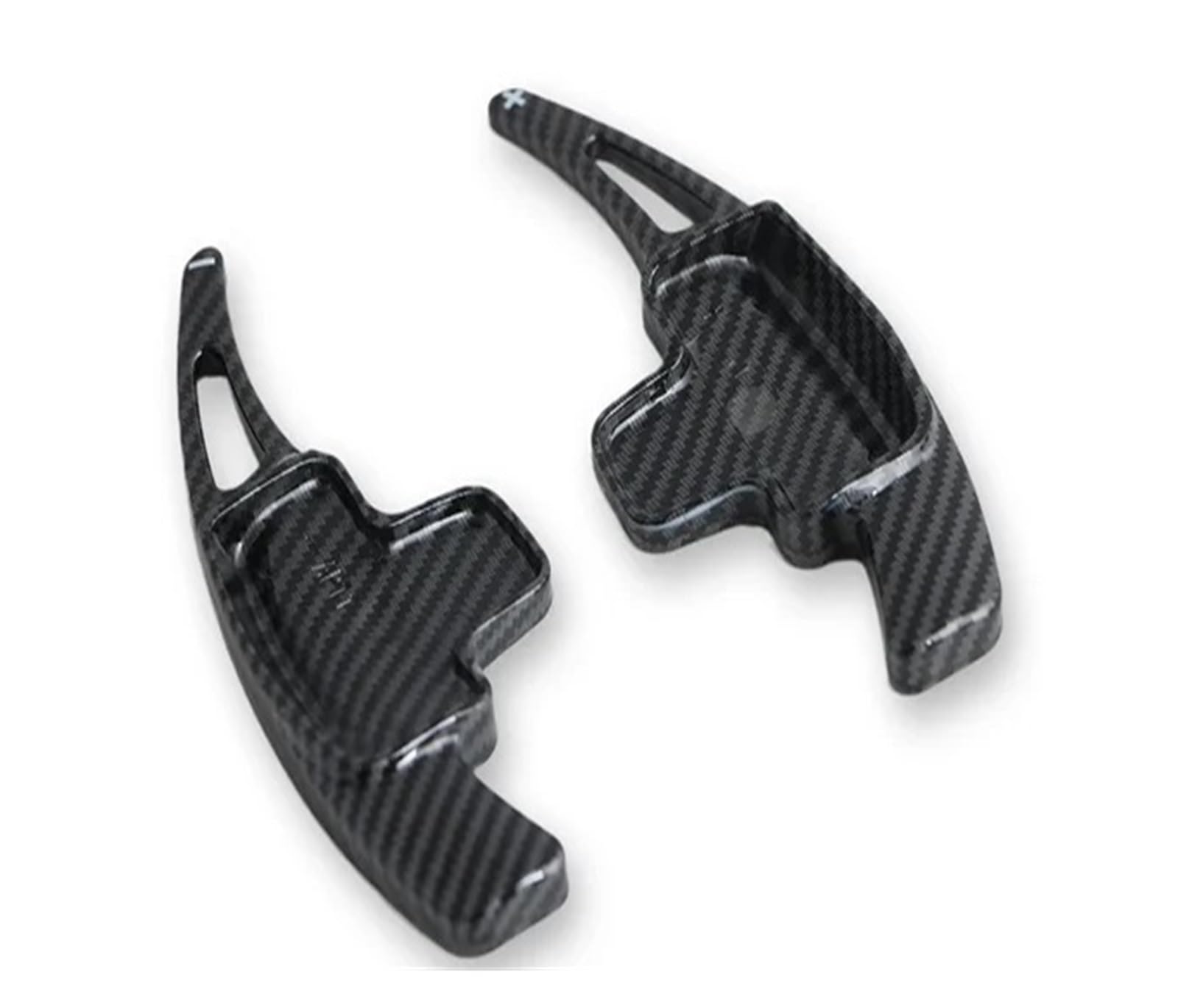 Schaltwippen Für Benz A B E R M Für Klasse Für GLK Für GL Für SLK Auto Lenkrad Schaltwippe Auto Schaltausrüstung Halbautomatische Kupplung Rot(Fiber Black) von ETIGBG