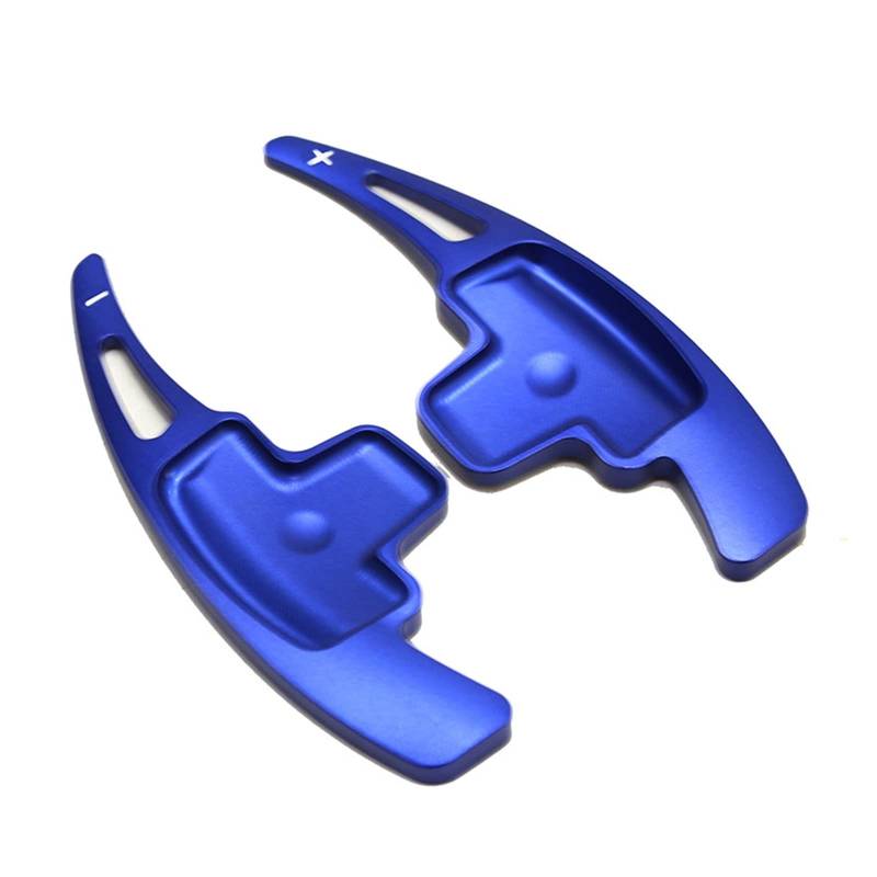 Schaltwippen Für Benz A B M Für Klasse W176 W246 Für GLK Für SLK Für CLA Für GLA Aufkleber Styling Auto Lenkrad Paddle Shift Verlängerung Shifter(Blue) von ETIGBG