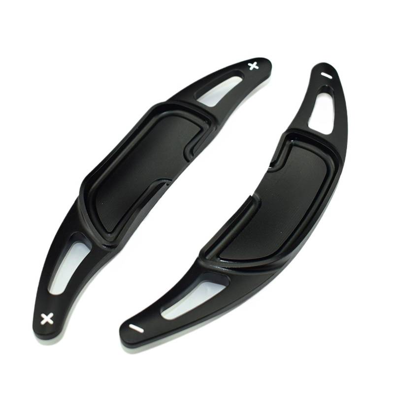 Schaltwippen Für Benz Für AMG CLA45 C63 GLA45 GLS63 GLE63 G63 Aluminium Lenkrad Schaltwippe Verlängerung Schalthebel Ersatz(Black) von ETIGBG
