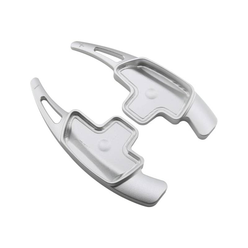 Schaltwippen Für Benz Für C Für E Für Klasse W205 W213 Für MB Für GLE Für C292 W166 W167 2016-2021 Auto Lenkrad Schaltwippen Verlängerungsaufkleber Stil(Silver) von ETIGBG