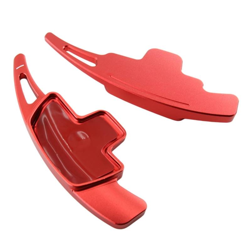 Schaltwippen Für Benz Für GLC Für C Für E Für Klasse X253 W205 W213 Für MB Für GLE Für C292 W166 W167 Auto Lenkrad Paddle Shifter Extend Aufkleber Style(Red) von ETIGBG