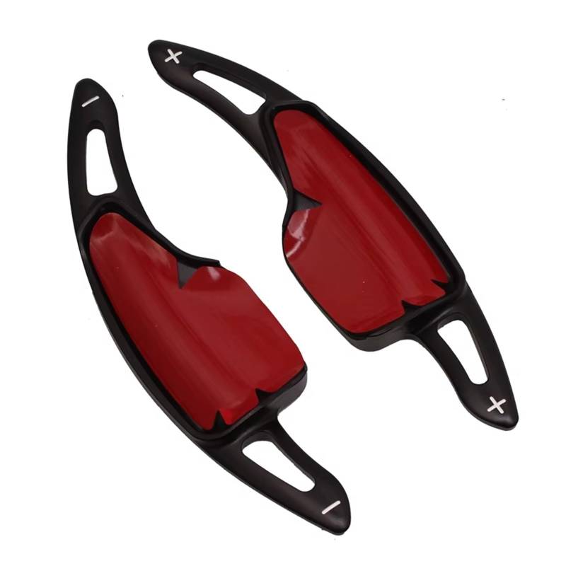 Schaltwippen Für Chevrolet Für Camaro 2016-2018 Lenkräder Nabenverlängerung 2 Stück Aluminium Schalthebel Paddel Lenkradschalthebel Verlängern Passform(Black) von ETIGBG