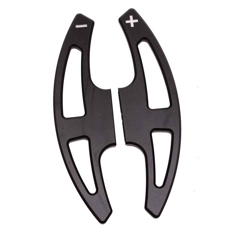 Schaltwippen Für E90 Für E92 Für E93 Für M3 Für M6 2009-2013 Lenkrad Kit Schaltwippen Sportliche Schalthebel Ersatzverlängerung Aluminium 2 STÜCKE(Black) von ETIGBG