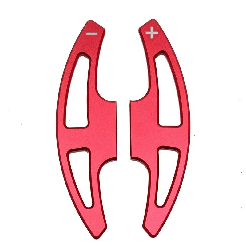 Schaltwippen Für E90 Für E92 Für E93 Für M3 Für M6 2009-2013 Lenkrad Kit Schaltwippen Sportliche Schalthebel Ersatzverlängerung Aluminium 2 STÜCKE(Red) von ETIGBG
