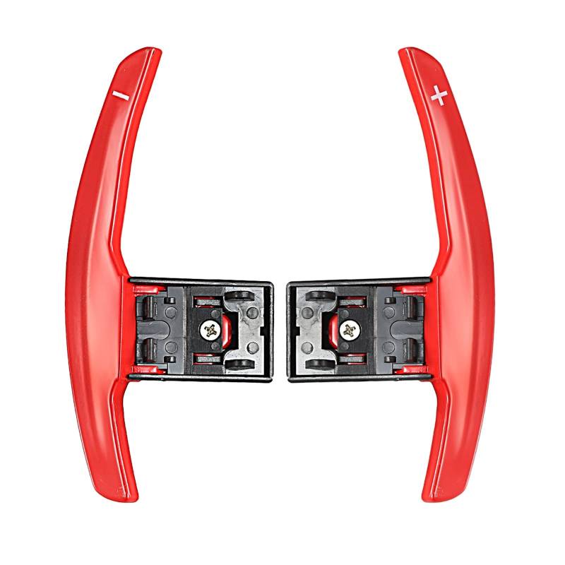 Schaltwippen Für F36 F21 F22 F32 F30 F02 F80 F11 F06 F20 F23 F10 F12 F26 F15 M3 M4 M5 M6 Modell Lenkrad Paddel Schalter Shifter Kits(Red) von ETIGBG