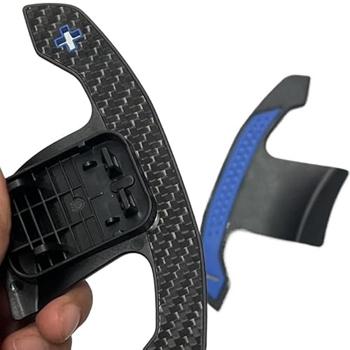 Schaltwippen Für F36 F21 F22 F32 Für F30 F02 F80 F11 F06 Für F20 F23 Für F10 Für F12 F26 Für F15 Für M3 Für M4 Für M5 Für M6 Paddle Shift(Pick Shell Blue) von ETIGBG