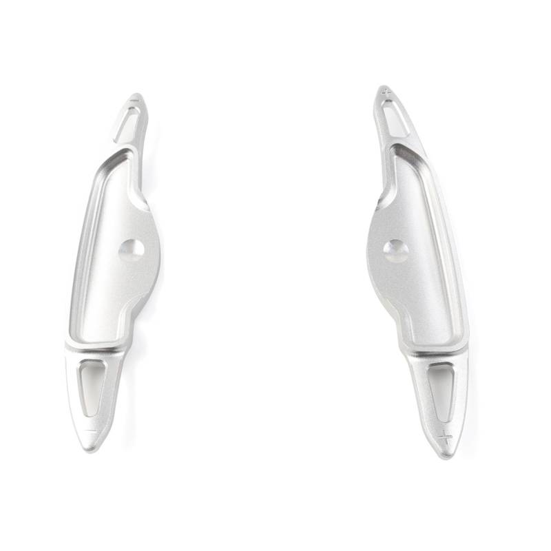 Schaltwippen Für Genesis Für GV70 Für GV80 2022-2023 Für G80 2019-2020 Aluminiumlegierung Auto Lenkrad Paddle Shifter Erweiterungszubehör(Silver) von ETIGBG