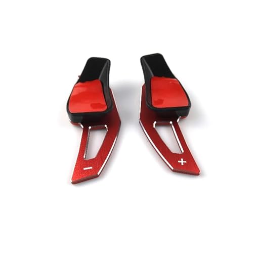 Schaltwippen Für Golf 6 Für Scirocco Für Jetta Für Mk5 Für Mk6 Für R20 Für R36 Lenkradschaltpaddelverlängerung Lenkradschaltung(Red) von ETIGBG