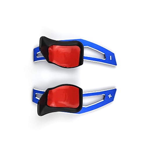 Schaltwippen Für Golf 6 Für Scirocco Für Mk5 Für Mk6 Für Jetta Für R20 Für R36 Auto Schaltwippenverlängerung Lenkrad Schaltwippe(Blue) von ETIGBG