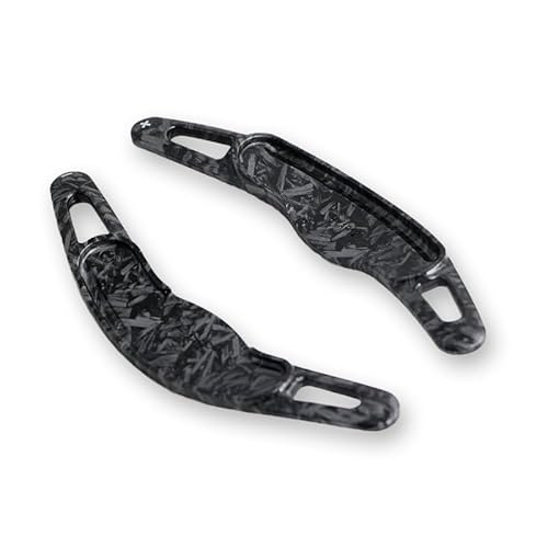 Schaltwippen Für MINI Für Cooper MK3 F54 F55 F56 F57 F60 Für CLUBMAN Für S ONE Für JCW Paddle Extension Auto Lenkrad Schaltwippen(Fiber black) von ETIGBG