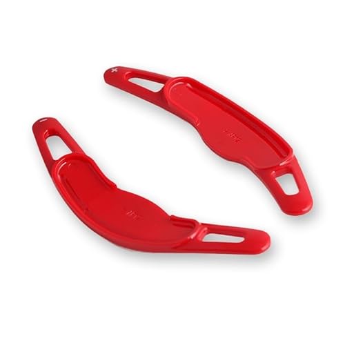 Schaltwippen Für MINI Für Cooper MK3 F54 F55 F56 F57 F60 Für CLUBMAN Für S ONE Für JCW Paddle Extension Auto Lenkrad Schaltwippen(Red) von ETIGBG