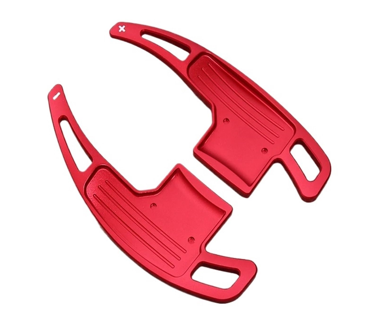 Schaltwippen Für Mustang 15-23 Auto Styling Lenkrad Schalthebel Paddle Verlängerung Aluminiumlegierung Abdeckung Trim Auto Zubehör 2 Stück(Red) von ETIGBG